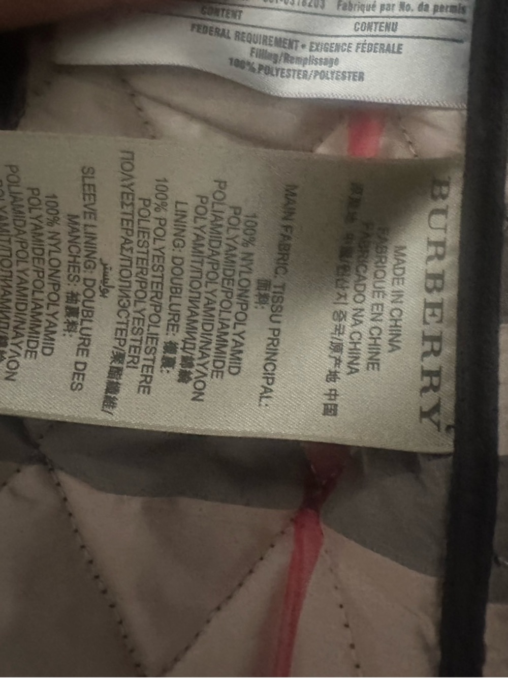 Burberry Quilted Jacket with Check Lining - Picture 5 of 7